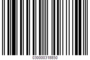 Bars UPC Bar Code UPC: 030000318850