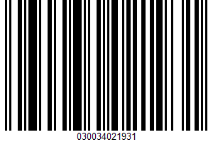 Flavored Sparkling Water UPC Bar Code UPC: 030034021931