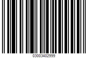 Whipped Topping UPC Bar Code Whipped Topping UPC Bar Code UPC: 03003402999