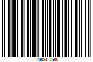 Vermicelli Enriched Macaroni Product UPC Bar Code UPC: 03003404580