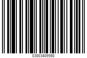 100% Juice From Concentrate UPC Bar Code UPC: 03003409580