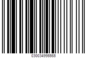Turkey & Bacon Cobb Salad UPC Bar Code Turkey & Bacon Cobb Salad UPC Bar Code UPC: 030034998868