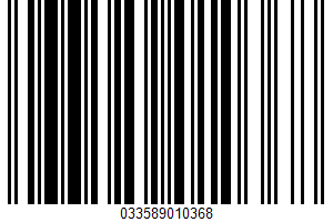German Brand Skinless Franks UPC Bar Code UPC: 033589010368