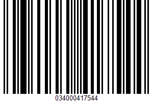 Miniature Cups UPC Bar Code UPC: 034000417544