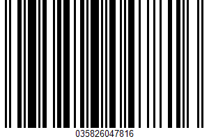 Powdered Sugar UPC Bar Code UPC: 035826047816