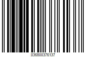 Pure Vegetable Oil UPC Bar Code UPC: 036800376137