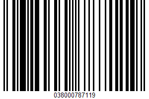 Cereal UPC Bar Code UPC: 038000787119