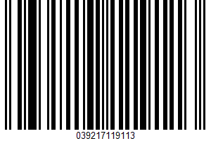 Enriched Old Fashioned White Bread UPC Bar Code UPC: 039217119113