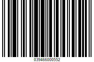 Corn Tortilla UPC Bar Code UPC: 039466000552
