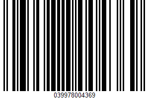 Great Northern Beans UPC Bar Code UPC: 039978004369