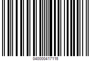 Silky Smooth White & Milk Chocolate Swirl UPC Bar Code Silky Smooth White & Milk Chocolate Swirl UPC Bar Code UPC: 040000417118