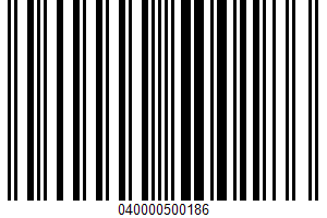 Chocolate Candies UPC Bar Code UPC: 040000500186