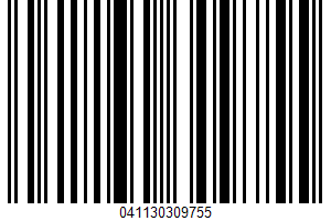 Apple Sauce UPC Bar Code UPC: 041130309755