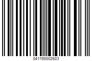 Shoprite, California Pitted Prunes UPC Bar Code UPC: 041190002603