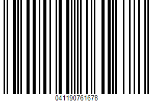 Shredded Mozzarella Cheese UPC Bar Code UPC: 041190761678