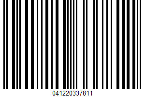 Organics Applesauce UPC Bar Code UPC: 041220337811