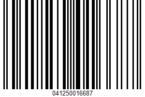 Crumbled Blue Cheese UPC Bar Code Crumbled Blue Cheese UPC Bar Code UPC: 041250016687