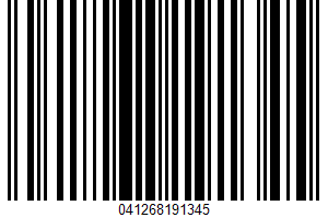 Red Delicious Apple UPC Bar Code UPC: 041268191345