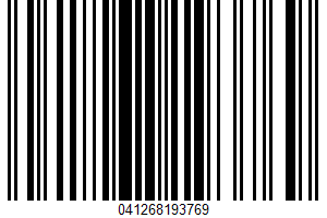 Whole Milk UPC Bar Code UPC: 041268193769