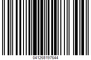 Ground Chunk Beef Patties UPC Bar Code UPC: 041268197644