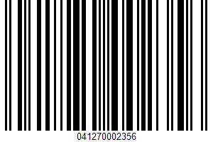 Sugar Cones UPC Bar Code Sugar Cones UPC Bar Code UPC: 041270002356