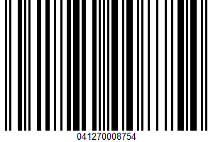 Baby Lima Beans UPC Bar Code Baby Lima Beans UPC Bar Code UPC: 041270008754