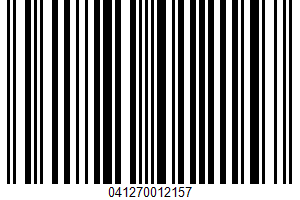 Ice Cream UPC Bar Code Ice Cream UPC Bar Code UPC: 041270012157
