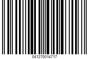 Soda UPC Bar Code UPC: 041270014717