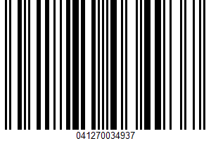 Rolled Pie Crusts UPC Bar Code UPC: 041270034937