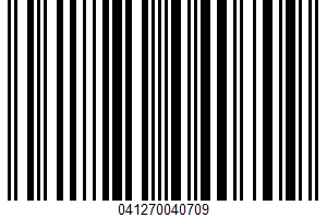 Bacon Ranch Dressing UPC Bar Code Bacon Ranch Dressing UPC Bar Code UPC: 041270040709