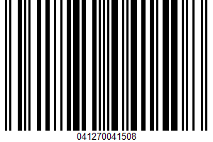 Applesauce UPC Bar Code Applesauce UPC Bar Code UPC: 041270041508