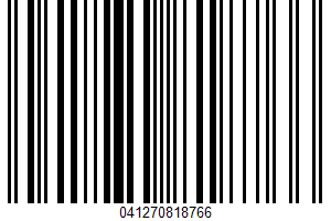 Bleached Self-rising Flour UPC Bar Code UPC: 041270818766