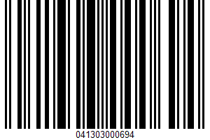 Enriched Macaroni Product UPC Bar Code Enriched Macaroni Product UPC Bar Code UPC: 041303000694