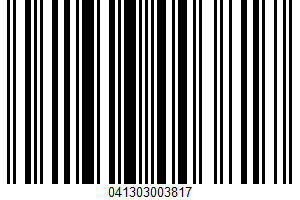 Diced Tomatoes UPC Bar Code UPC: 041303003817