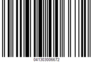 Breadstick UPC Bar Code UPC: 041303006672