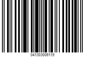 Mexican Style Taco Blend UPC Bar Code UPC: 041303008119