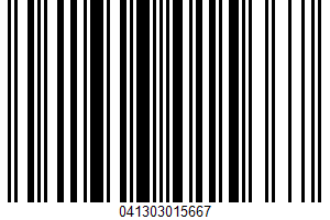 Unbleached Flour UPC Bar Code UPC: 041303015667