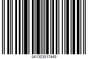 Unsweetened Apple Sauce UPC Bar Code Unsweetened Apple Sauce UPC Bar Code UPC: 041303017449