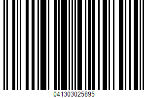 Fat Free Skim Milk UPC Bar Code UPC: 041303025895