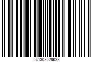Whole Milk UPC Bar Code UPC: 041303026038
