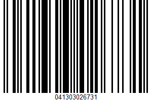 Frozen Concentrated Apple Juice UPC Bar Code UPC: 041303026731