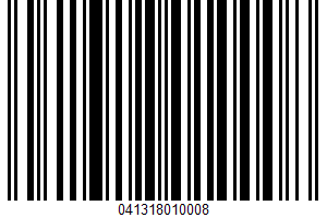 Apple Sauce UPC Bar Code Apple Sauce UPC Bar Code UPC: 041318010008