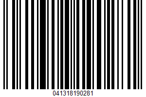 Whole Sweet Pickles UPC Bar Code Whole Sweet Pickles UPC Bar Code UPC: 041318190281