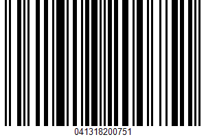 Whipped Dressing UPC Bar Code Whipped Dressing UPC Bar Code UPC: 041318200751