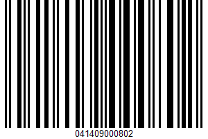 Sloppy Joe Mix UPC Bar Code UPC: 041409000802