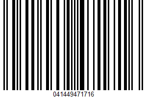 Buck Wild, Tortilla Chips UPC Bar Code UPC: 041449471716