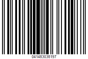 Ice Cream UPC Bar Code Ice Cream UPC Bar Code UPC: 041483038197