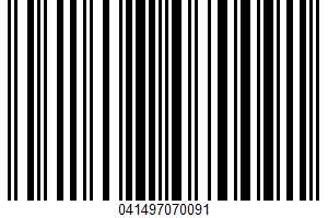 Red Delicious Apples UPC Bar Code UPC: 041497070091