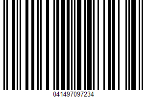 2% Reduced Fat Milk UPC Bar Code UPC: 041497097234