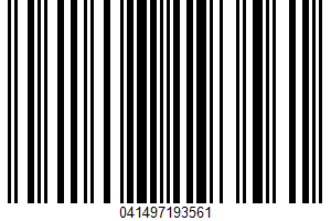 Old Fashioned Cole Slaw UPC Bar Code Old Fashioned Cole Slaw UPC Bar Code UPC: 041497193561